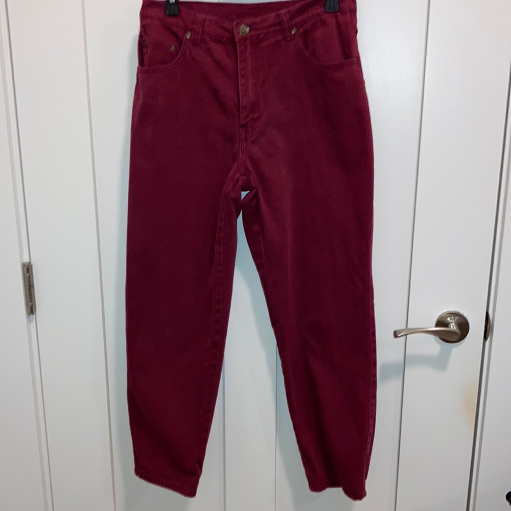 Petite jeans. Cranberry. Style & Co.